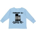 thumbnail image 3 of Inktastic Someone in Utah Loves Me Vacation Boys or Girls Long Sleeve Toddler T-Shirt, 3 of 5