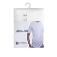 thumbnail image 4 of Jack & Jill Men's Crew-Neck T-Shirts 100% Cotton (2 Pack) (X-Large) White, 4 of 4