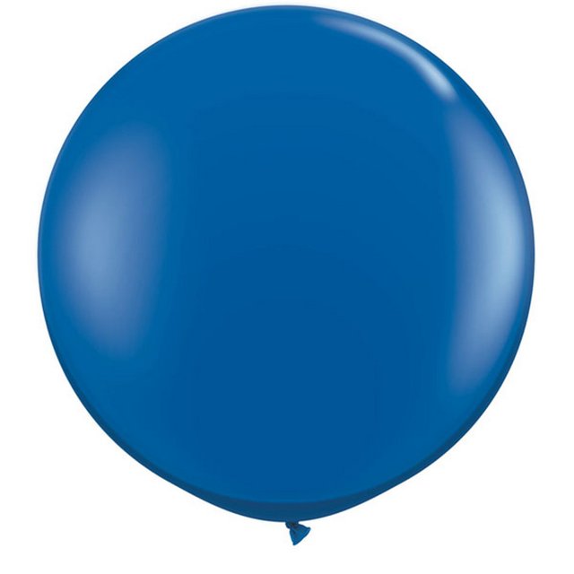 Qualatex - Globos de Látex Redondos - Pack de 2 (Azul zafiro)