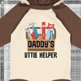 thumbnail image 4 of Inktastic Daddys Little Helper Tool Box Boys or Girls Long Sleeve Baby Bodysuit, 4 of 5
