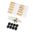 thumbnail image 2 of Alto Saxophone Mouthpiece Kit Professional Sax Mouthpiece Reed Pads Set Wind Instrument Accessories, 2 of 4