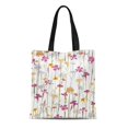 thumbnail image 1 of JSDART Sac Fourre-Tout en Toile Fleurs Aquarelle Modernes Composition Réutilisable Sac d'Épicerie Réutilisable Durable Floral Créatif, 1 of 1