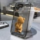 thumbnail image 3 of Funny Cartoon Bear Clear Phone Case For iPhone 14 Pro Max 11 12 13 15 Pro Max Mini X XS XR 78 14 15 Plus Luxury Shockproof Cover, 3 of 5