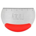 thumbnail image 4 of Semicircular Stainless Steel Bench Scraper, Dough Bowl Spatula Food-safe Dough Cutter Flexible Scraper Bench, 4 of 10