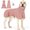 Pink-L, variant on Sun Blocking Waterproof Dog Rain Coat Outdoor Walking Clothes For Small to Large Dog Beach Wear Rainy Days Adventure