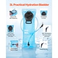 thumbnail image 2 of VEVOR Hydration Pack Backpack 3L TPU Water Bladder Cycling Hiking Running Camping, 2 of 9