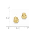 thumbnail image 2 of 14k Mini Frog Post Earrings, 2 of 2