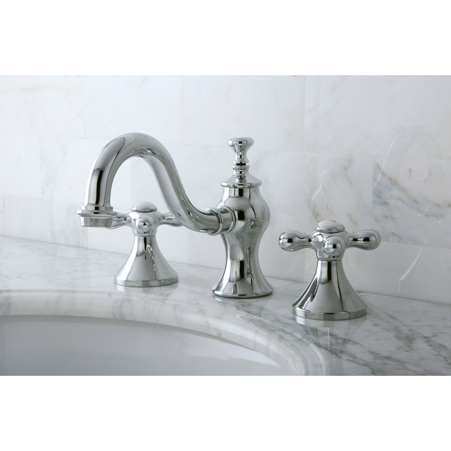 Kingston Brass KC7161AX 8 in. Widespread Bathroom Faucet, Polished Chrome
