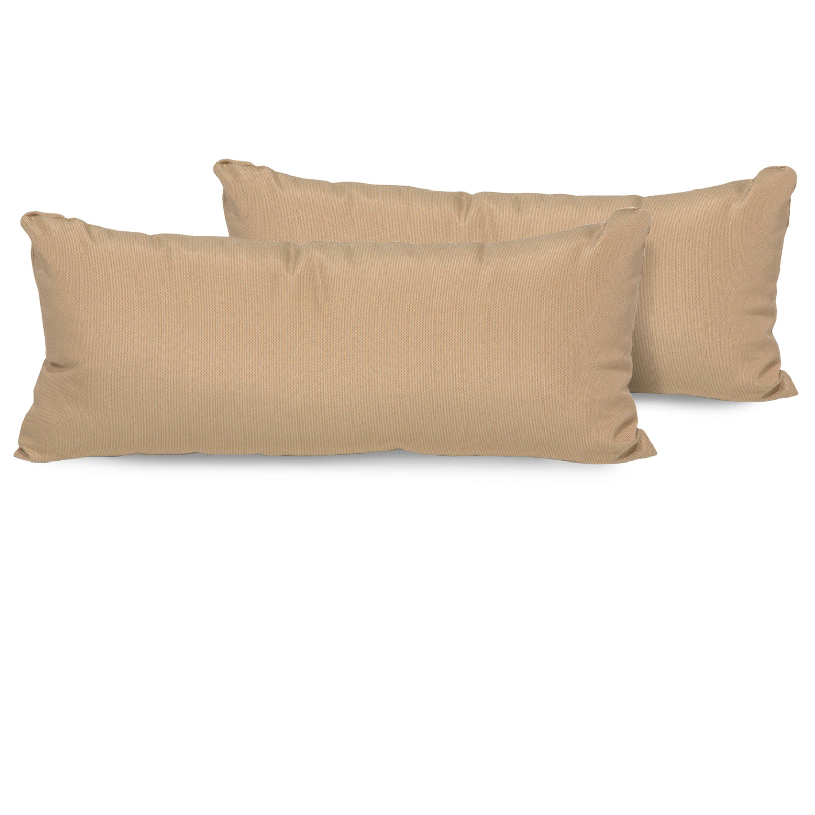 Wheat Outdoor Throw Pillows Rectangle Set of 2