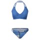 thumbnail image 4 of MKLEKYY Trajes De Baño mujer Natacion Women Three Piece Tankini Set High Waisted Bikini Sexy Push Up Two Piece Swimsuits Vintage Swimsuit Two Piece Retro Ruched High Waist Print Bikini Set, 4 of 6