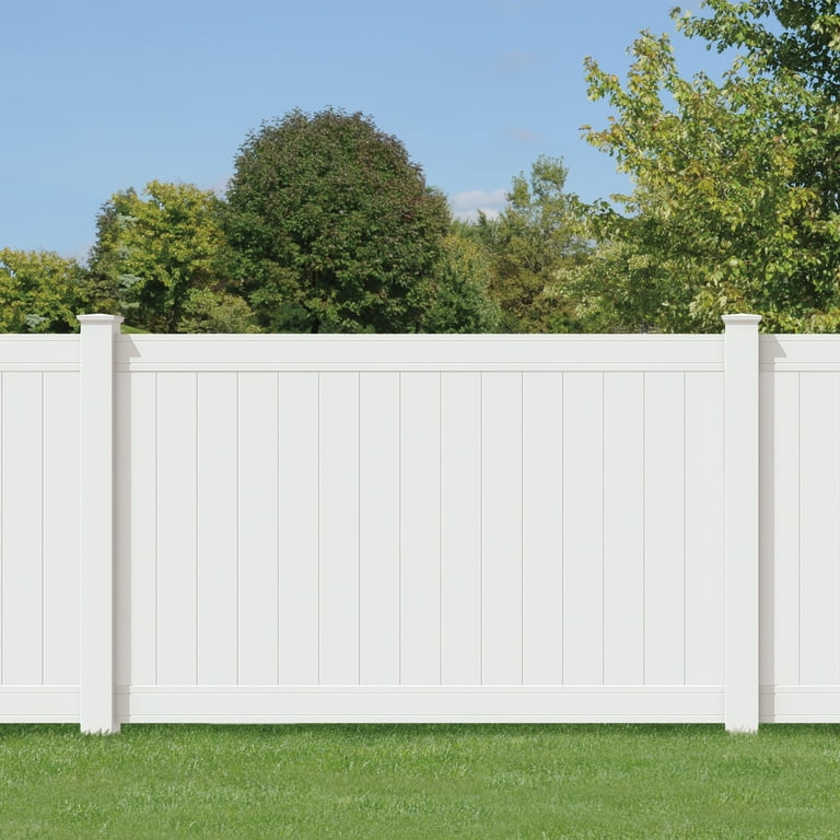 White vinyl 2024 fence panels