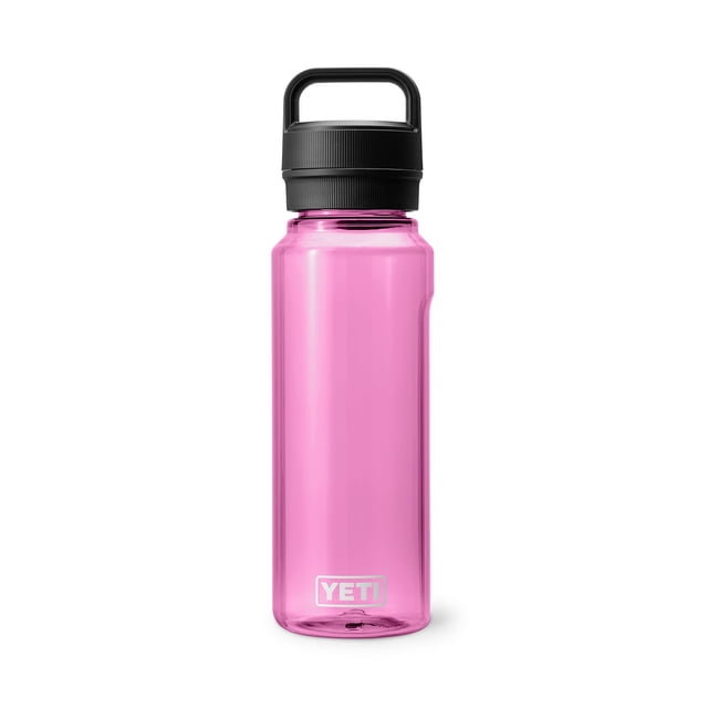 Botella de agua YETI Yonder de 1 L/1000 ml, color rosa intenso con tapón