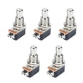 thumbnail image 3 of Milisten 5pcs Metal Electric Guitar Effects Pedal Buttons 2 Pin Stomp Foot Switch Push Button, 3 of 6