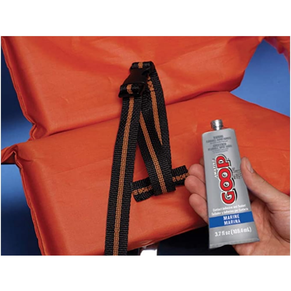 Amazing Goop Marine Glue Adhesive Sealant Repair Waterproof Bond 3.7 oz Clear, 2-Pack