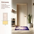 thumbnail image 3 of ODIKA 5' x 7' Machine Washable Non-Slip Area Rug, Zen Bamboo High Traffic Rug, Purple, 198423, 3 of 7