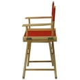 thumbnail image 4 of American Trails Extra-Wide Premium 18"" Director's Chair Natural Frame with Red Canvas, 4 of 5