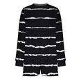 thumbnail image 5 of qolati Sweatshirt Sets for Women 2 Piece Casual Shorts Oversized Tacksuit Set Y2k Long Sleeve Pullover Tops with Sport Shorts Macting Sets 2023 Trendy Outfits, 5 of 6