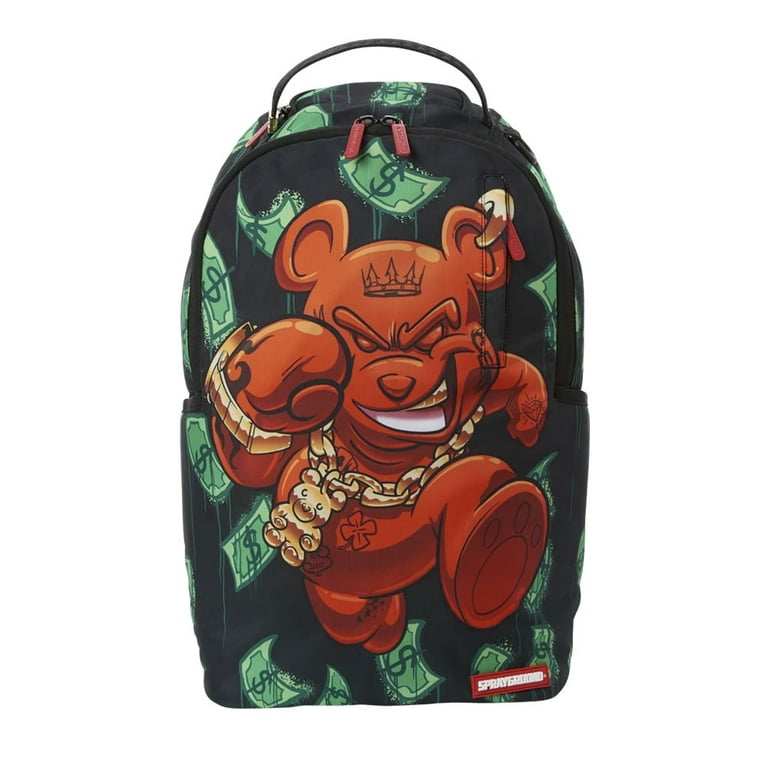 Sprayground Diablo Bear On The Run Backpack 