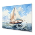 thumbnail image 2 of Designart "Sailing with the Wind II" Coastal Metal Art Living Room, 2 of 5