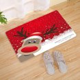 thumbnail image 4 of 3PCS Bath Rug Set Fashionable Christmas Print Washable Toilet Rug Toilet Lid Cover for Bathroom, 4 of 4