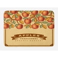 thumbnail image 1 of Fruit Bath Mat, Vintage Style Apple Tree Autumn Season Harvest Themed Design Organic Vegetarian Food, Plush Bathroom Decor Mat with Non Slip Backing, 29.5" X 17.5", Multicolor, by Ambesonne, 1 of 2