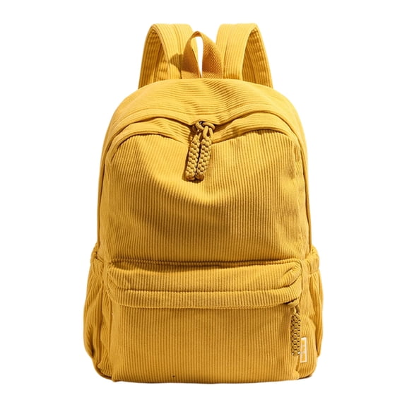 Stylish Backpacks Korean Trendy Daypack Corduroy Laptop Bag Multifunctional Book Bags for Daily Commute Travel Use