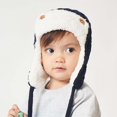 thumbnail image 6 of Boys Trapper Hats Winter Kids Girls Earflap Hat Fleece Ushanka Caps for Toddler, 6 of 8
