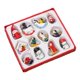 thumbnail image 4 of 12 Uds. Adornos navideños en miniatura de madera, decoraciones navideñas de madera, colgantes para colgar en de Navidad para vacaciones en, 4 of 8