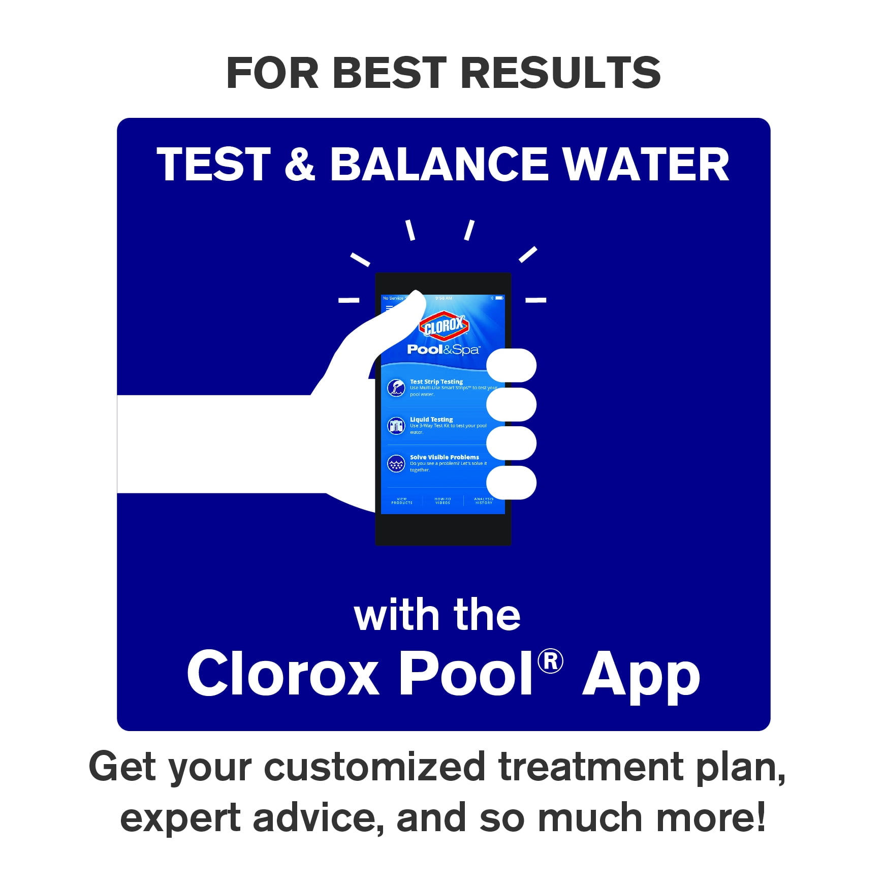 Clorox Pool&Spa Pool Chlorine Stabilizer,  Stabilize Chlorine in Swimming Pools  4 lbs