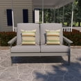 thumbnail image 2 of Boyel Living 54 inch Resin Outdoor Patio Lounge Chair Garden Sofa Park Yard Modern Furniture with Cushioned, 2 of 7