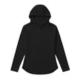 thumbnail image 7 of Amzcrzy 2026 Sun Protection Clothing Women Lightweight Upf 50+ Breathable Sun Shirts with Hoodie Long Sleeve UV Shirt with Thumb Holes for Hiking, Running, And Outdoor Sports Black XXL, 7 of 7