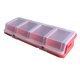 thumbnail image 4 of Caja organizadora de hardware con contenedor compartimentado con apertura inclinada para Rojo, 4 of 9
