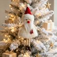 thumbnail image 5 of Feledorashia Christmas Plush Doll Ornament, Stuffed Holiday Tree Pendant, Soft Winter Character with Knit Details and Attached Hanging Loop, Cozy Decoration for Branches Garlands Shelves and Mantels, 5 of 6