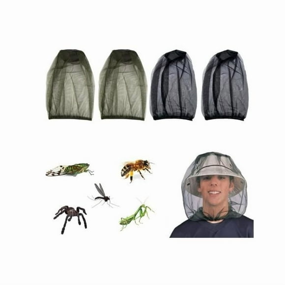 Mosquito Net Hat, Mosquito Net Head, Net Hat Fishing Hat, Outdoor Anti-Mosquito Mask Hat, Repellent Net