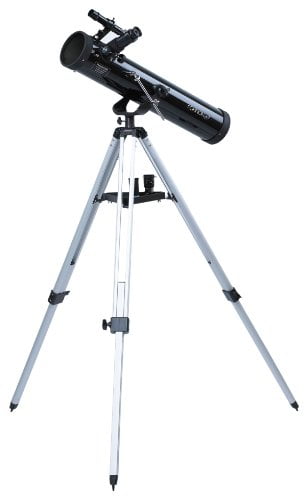 76mm AZ Telescope Moon Observing Reflector Telescope with Tripod and 1.25 Inch 10mm Eyepiece Smartphone Adapter Get Started with Astronomy 