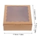 thumbnail image 4 of GOOHOCHY 10 cajas de regalo con ventana: cajas cuadradas para galletas, cumpleaños, bodas, repostería, cupcakes y postres., 4 of 7
