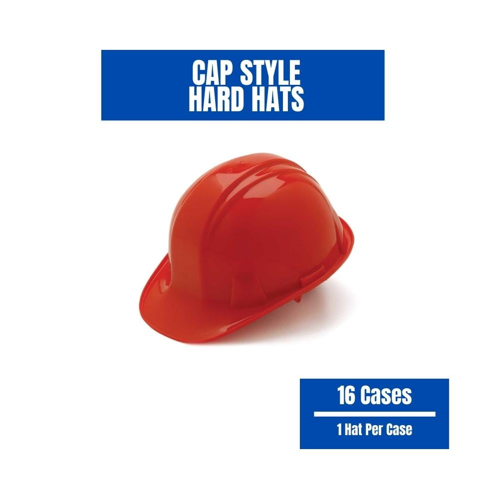 SSBM HDPE Hard Hat, ANSI Type 1 Class E - 4 Point Ratchet Headband, Choose Your Color & Pack