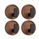 thumbnail image 1 of Gancho autoadhesivo de madera maciza, soporte decorativo para toallas con llave de nogal, colgador de puerta, perchero de pared, organizador de cocina y baño, 1 of 5