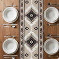 thumbnail image 6 of Brown Boho Table Runner - 120 Inch Long, Kitchen Dining Table Runner Dresser Scarves, Vintage Rustic Southwest Aztec Geometric Farmhouse Decor for Coffee Tables Wedding Party Banquet, 6 of 8