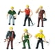 thumbnail image 3 of 6 Figuras de Obreros de La Construcción a Escala 1:87, Figuras en Miniatura para Decoración de Escritorio, Manualidades para Dioramas de Casas de, 3 of 9