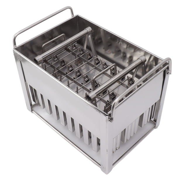 Moldes Para Paletas De Hielo, 30 Piezas, Fácil Limpieza, Molde Para Helado Comercial Finamente Procesado, Estructura Robusta Reutilizable De Acero Inoxidable Para Heladería