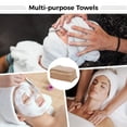 thumbnail image 5 of Toallas faciales DIMEGON de forro polar suave de coral en forma de U, 12 unidades, 5 of 5