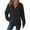 Black a1, variant on jobturf Hoodies for Women Fall Winter Athletic Zip up Jacket Fashion Solid Waffle Long Sleeve Hooded Sweatshirt Going Out Tops with&nbsp;Pockets Size L