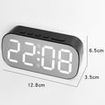 thumbnail image 4 of Led Numérique Réveil 5 Niveaux Réglable Luminosité Miroir Table Horloge Décoration Cadeaux pour les Étudiants Enfants, 4 of 8