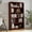 Cherry, variant on STARY 5 Tiers Bookcase, Wooden Bookcase with Adjustable Shelves for Home, Office, Mahogany