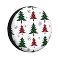 thumbnail image 1 of Fotbe Buffalo Plaid Christmas Trees Funda de Llanta de Repuesto con Estampado, Engrosada, Ajuste Universal para Jeep, Remolque, RV, SUV, Camión-15 inch, 1 of 6