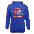 thumbnail image 4 of Jjayotai Mens Merry Christmas Letter Print Hood Sweatshirt, Long Sleeve Drawstring Loose Sweatshirts, Fall Hooded with Pockets Blue L, 4 of 4
