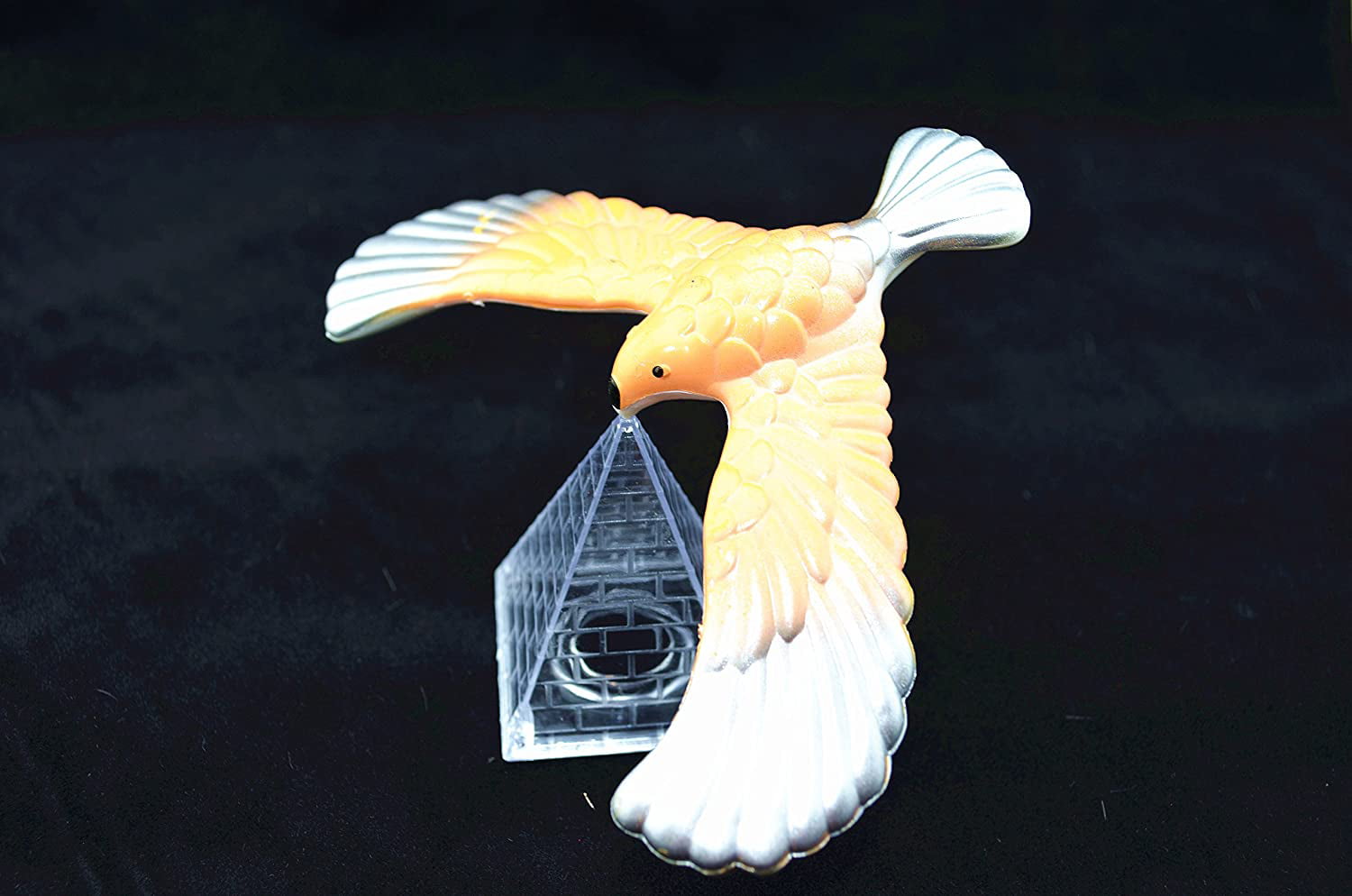 for sale online colors May Vary 3 Pcs Cute Balancing Bird With Clear Triangle Stand 