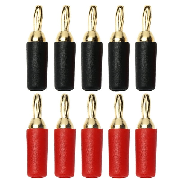 Male Banana Connector,5 Sets 2.5mm Banana Soldering Banana Plug Banana Plug Enhanced Durability
