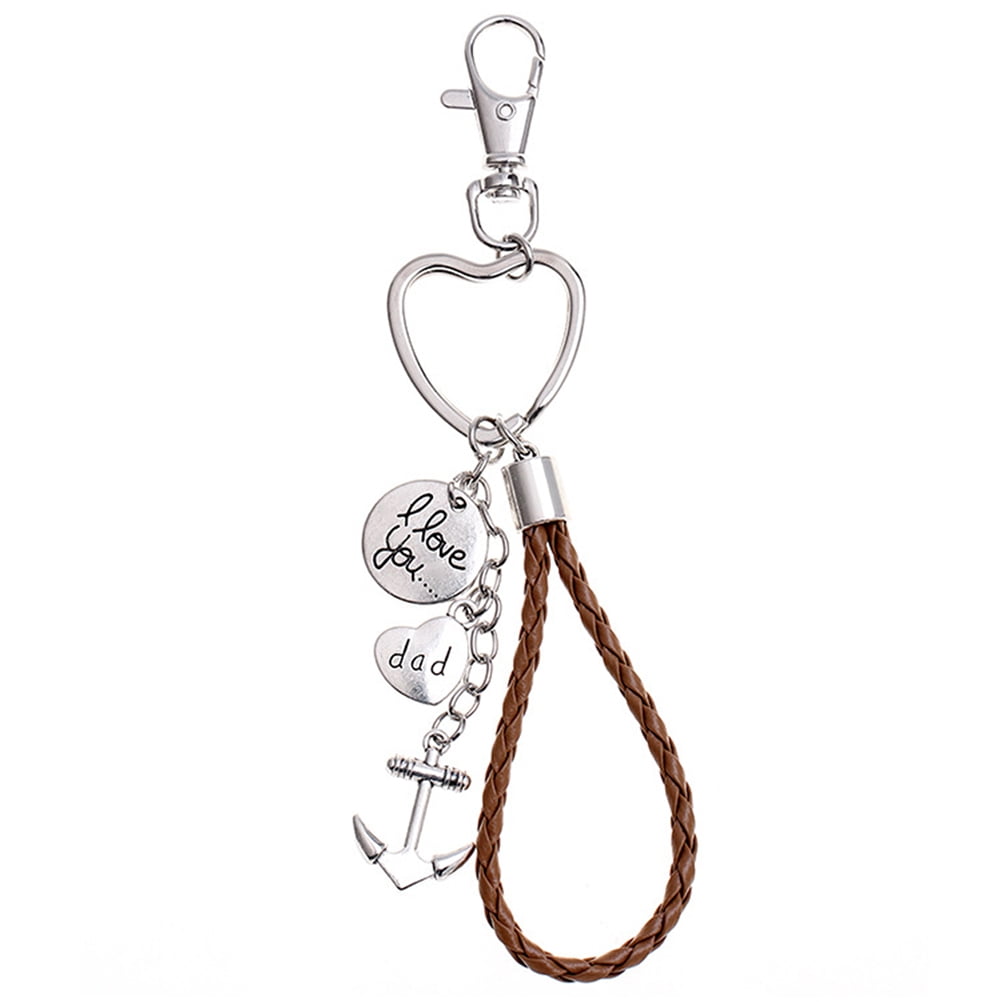 love you daddy keyring